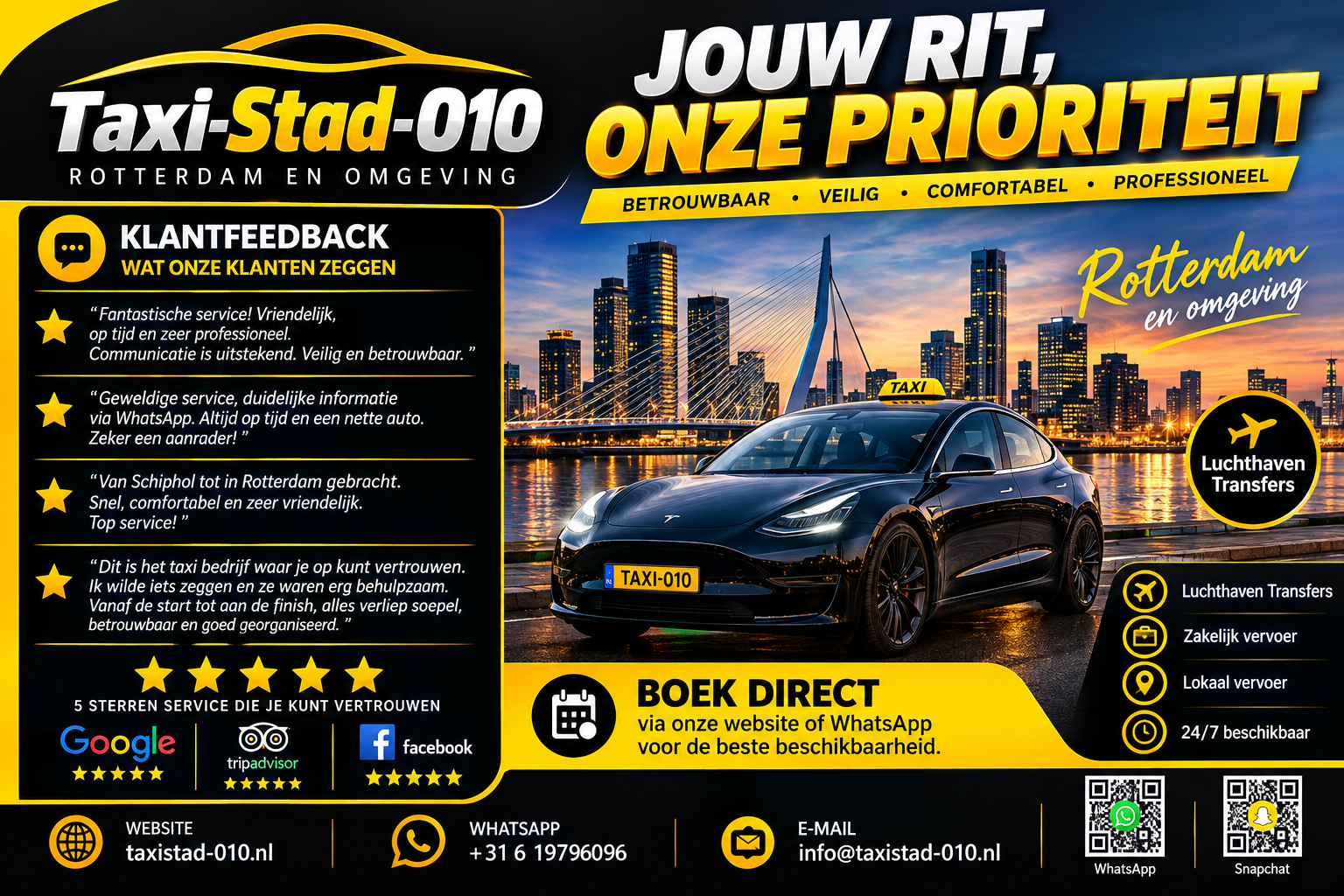 Taxistad-010 taxi Rotterdam